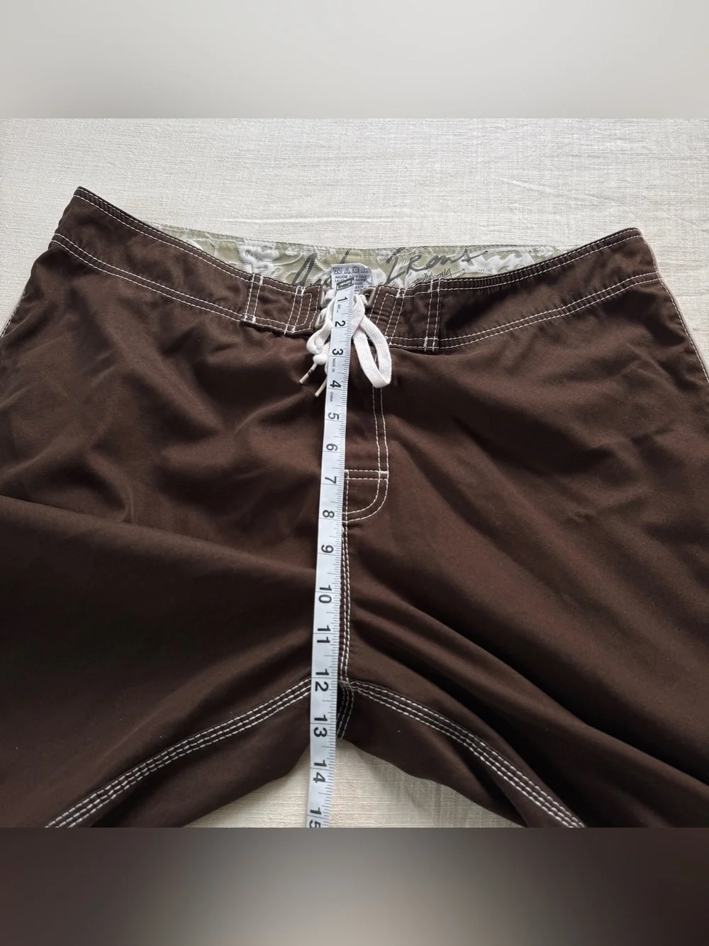 Y2K Vintage Billabong Andy Irons Board Shorts Brown Size 40 Rare